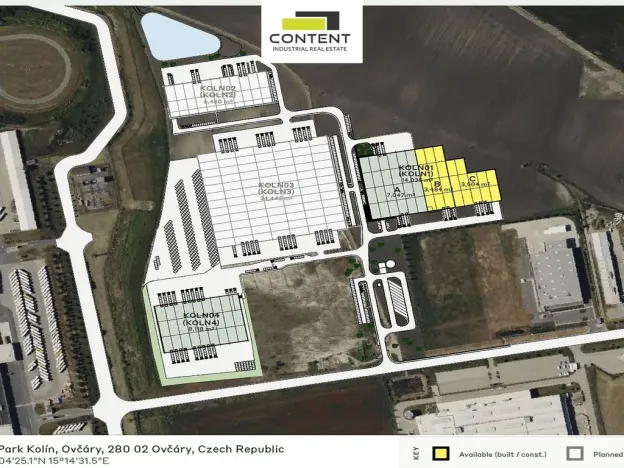 Pronájem výrobních prostor, Ovčáry, 10241 m2