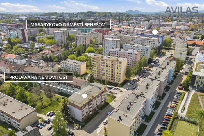 Prodej bytu 2+kk, Benešov, 52 m2