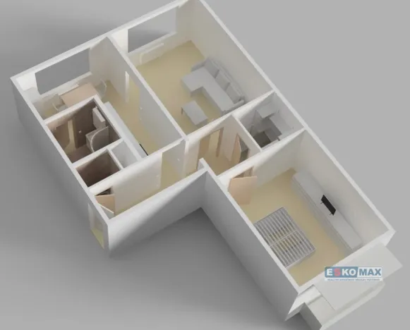 Pronájem bytu 2+1, Břeclav, Slovácká, 60 m2