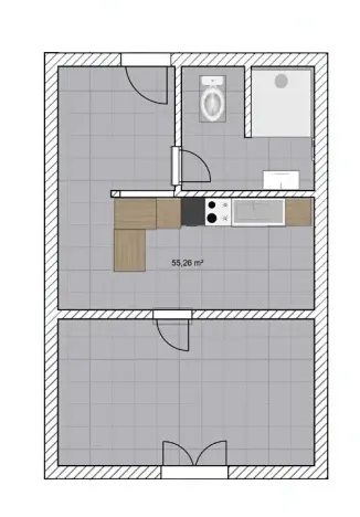 Pronájem bytu 1+1, Olomouc, Mlčochova, 55 m2