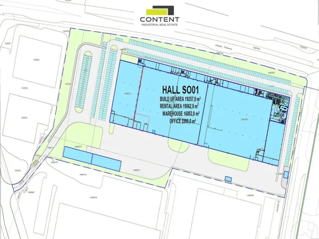 Pronájem výrobních prostor, Plzeň - Skvrňany, U Nové Hospody, 2880 m2