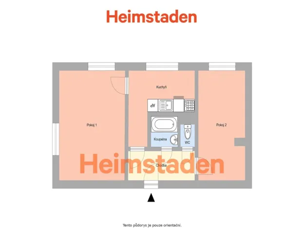 Pronájem bytu 2+1, Havířov - Město, Dlouhá třída, 51 m2