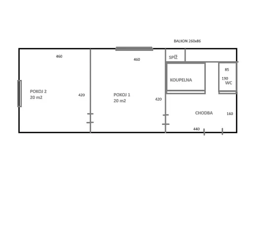Prodej bytu 2+1, Plzeň - Východní Předměstí, Plzenecká, 56 m2