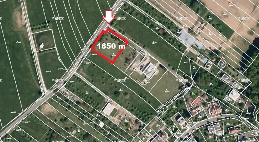 Prodej pozemku pro bydlení, Luhačovice, 1850 m2