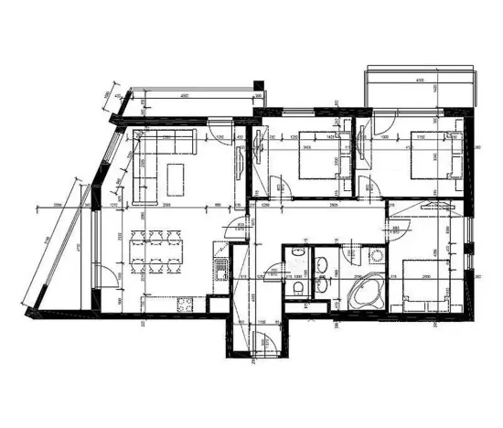 Pronájem bytu 4+1, Praha - Zličín, Sazovická, 111 m2