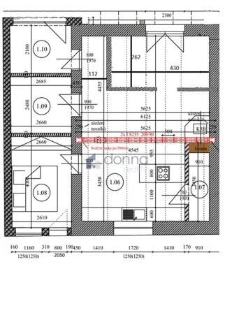 Pronájem bytu 3+kk, Praha, Zákolanská, 68 m2
