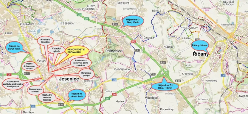 Pronájem skladu, Vestec, Vestecká, 252 m2