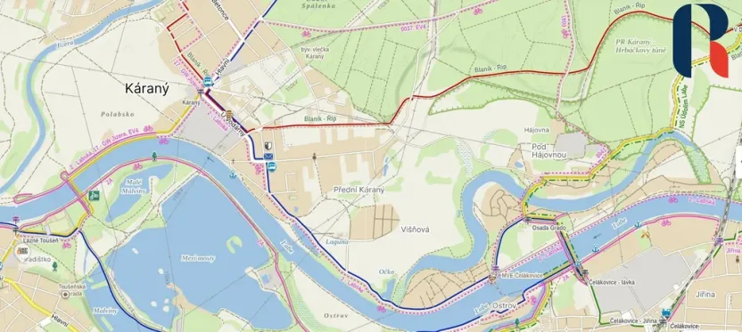 Prodej pozemku, Káraný, 12529 m2