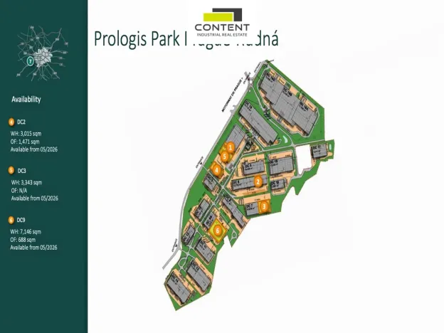 Pronájem skladu, Rudná, K Vypichu, 7146 m2