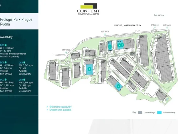Pronájem výrobních prostor, Rudná, K Vypichu, 3015 m2