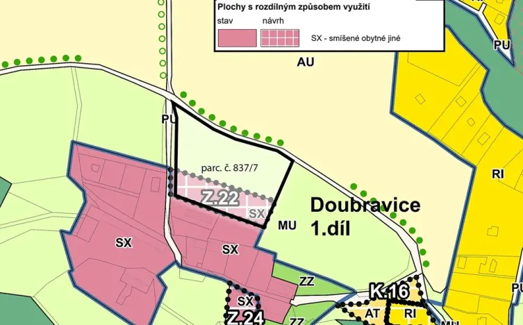 Prodej podílu pozemku pro bydlení, Přestavlky u Čerčan, 4332 m2