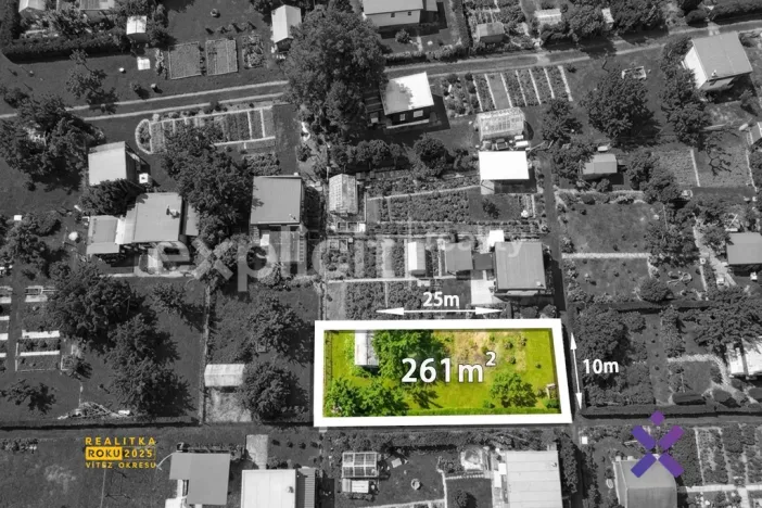 Prodej zahrady, Zlín - Malenovice, 261 m2