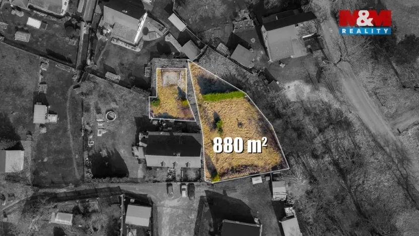 Prodej pozemku pro bydlení, Růžová, 880 m2