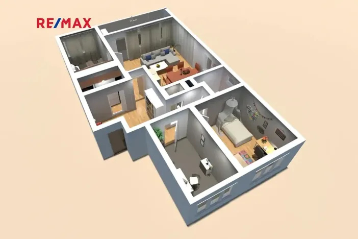 Prodej bytu 4+kk, Praha - Záběhlice, Želivecká, 89 m2