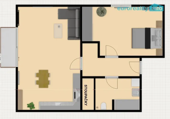 Prodej bytu 2+kk, Plzeň, Poděbradova, 63 m2