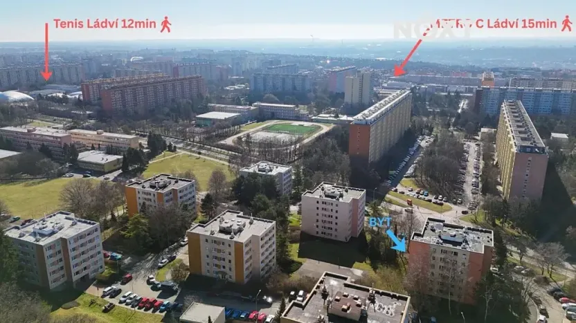 Pronájem bytu 1+kk, Praha - Kobylisy, Jelínkova, 35 m2