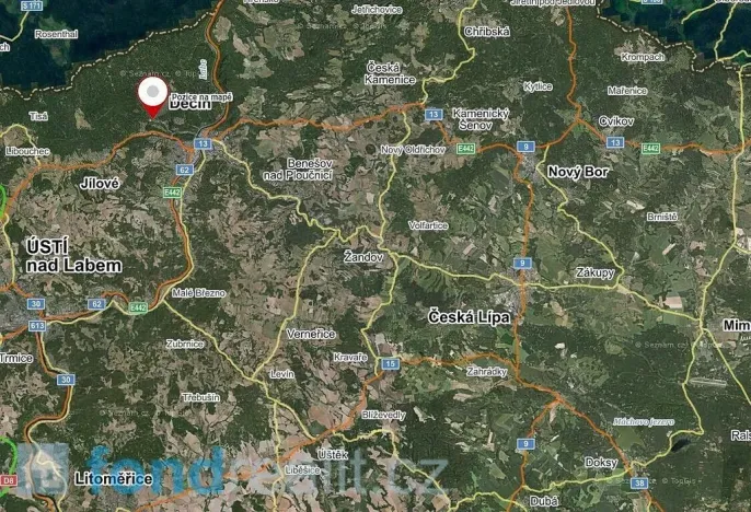 Prodej pozemku, Děčín, 675 m2