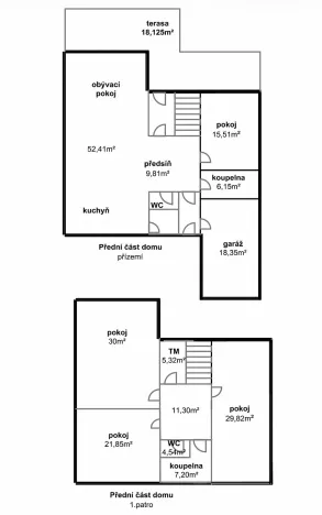 Prodej rodinného domu, Kroměříž, 234 m2
