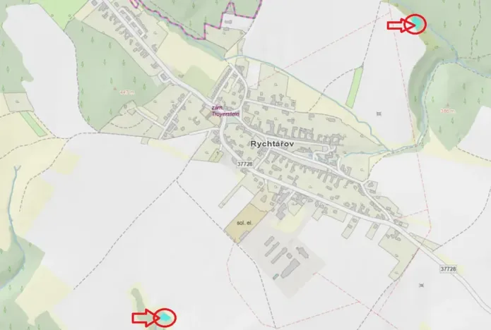 Prodej lesa, Vyškov, 1783 m2