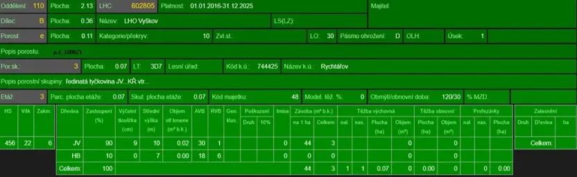Prodej lesa, Vyškov, 1783 m2