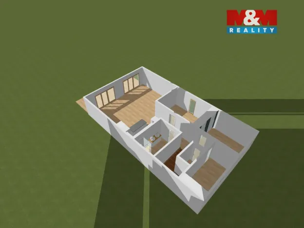 Pronájem bytu 4+kk, Kyšice, 110 m2