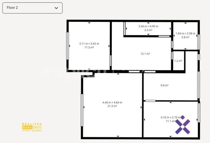 Prodej rodinného domu, Zlín, Družstevníků, 180 m2
