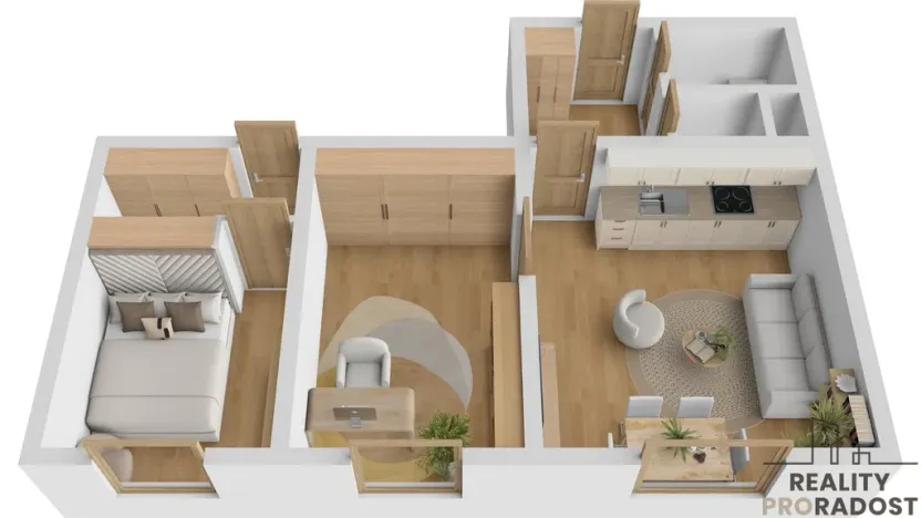 Prodej bytu 2+kk, Opava - Kateřinky, Na Pastvisku, 51 m2