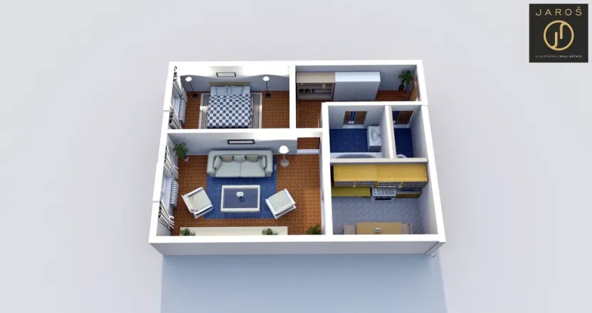 Prodej bytu 2+kk, Kladno, Vašíčkova, 42 m2