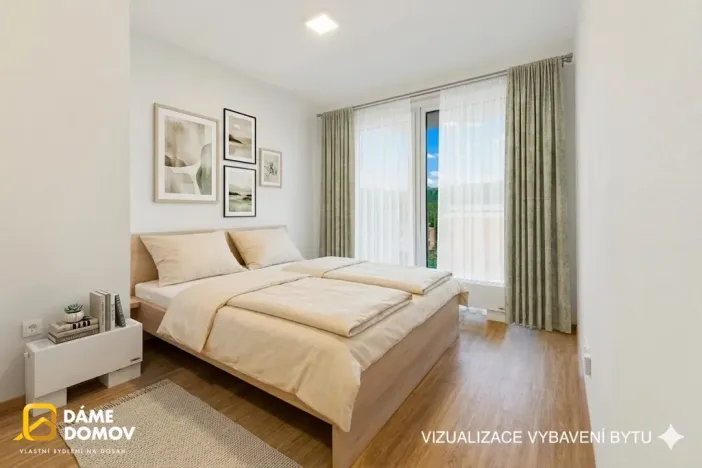 Pronájem bytu 2+kk, Otrokovice, Moravní, 44 m2