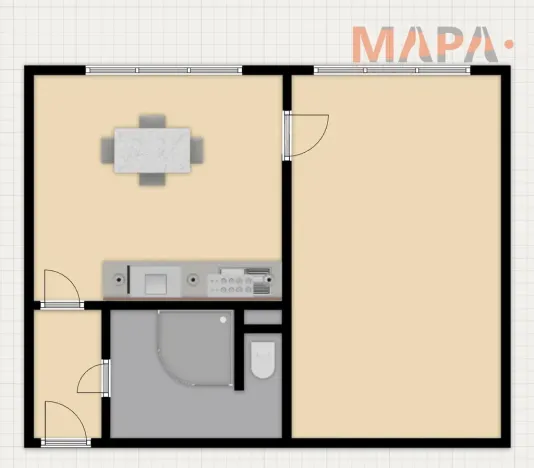 Prodej bytu 1+1, Chomutov, Kyjická, 36 m2