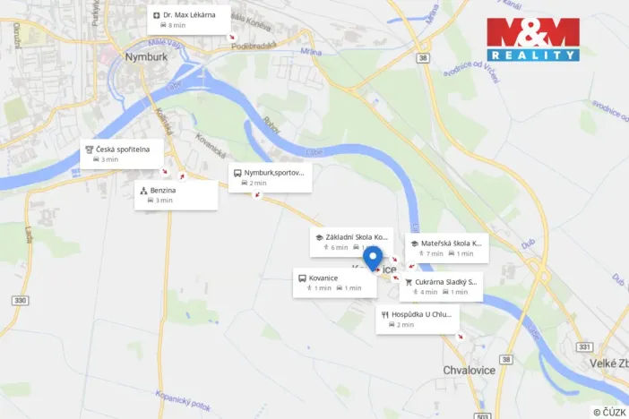 Pronájem bytu 2+kk, Kovanice, 58 m2