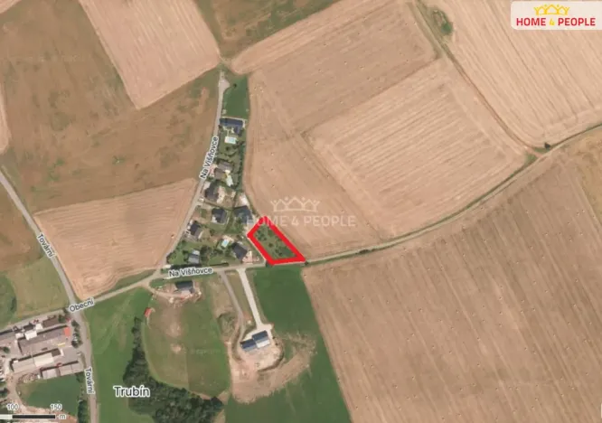 Prodej pozemku pro bydlení, Trubín, Na Višňovce, 1255 m2
