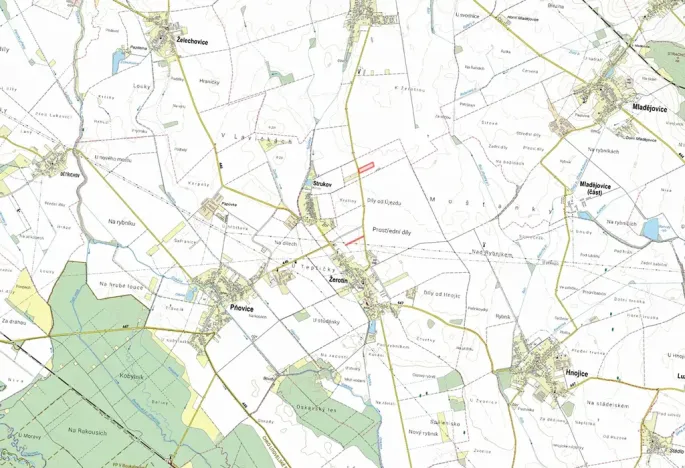 Prodej pole, Žerotín, 16930 m2