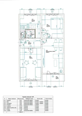 Prodej bytu 3+1, Beroun, Švermova, 73 m2