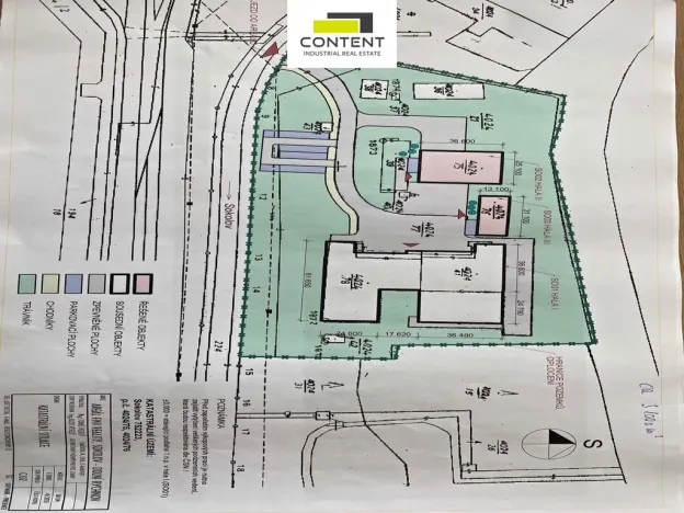 Pronájem skladu, Sokolov, Chebská, 3372 m2