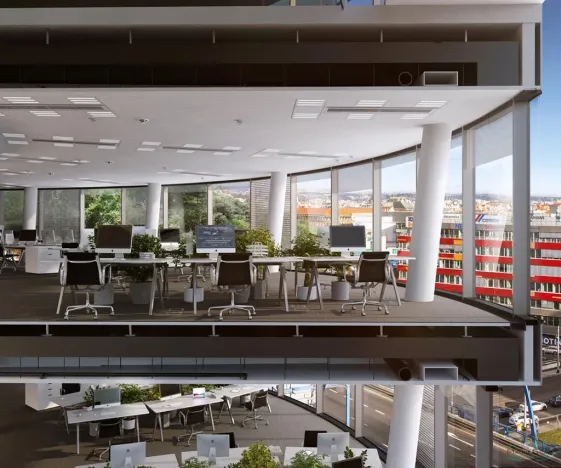 Pronájem obchodního prostoru, Praha - Smíchov, Plzeňská, 454 m2