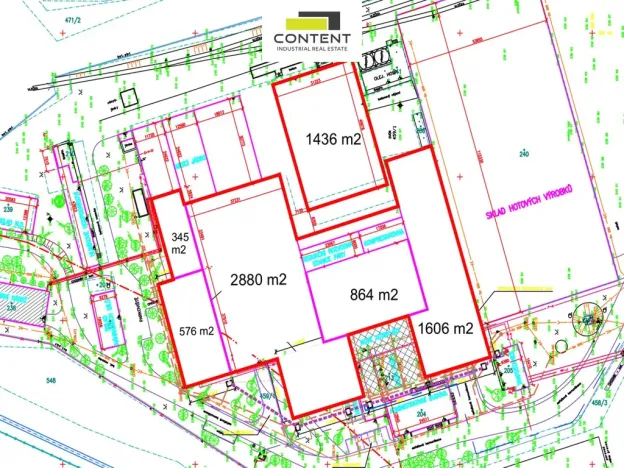Pronájem výrobních prostor, Litvínov - Záluží, 7684 m2