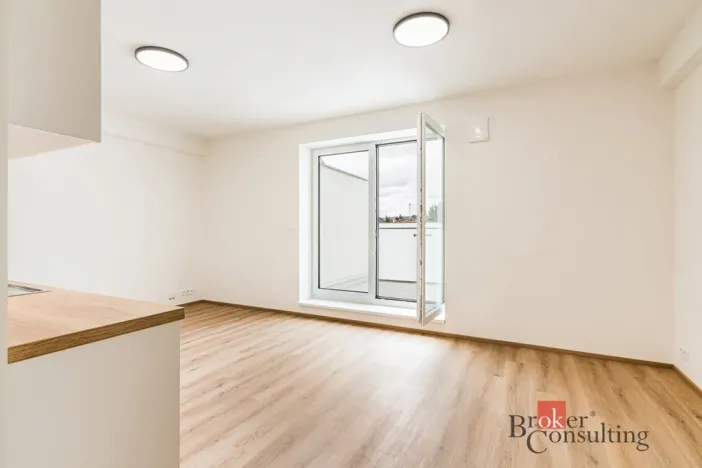 Pronájem bytu 1+kk, Brno - Kníničky, Hluboček, 32 m2