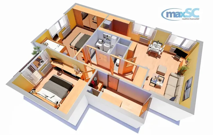 Prodej bytu 3+kk, Býšť, 77 m2