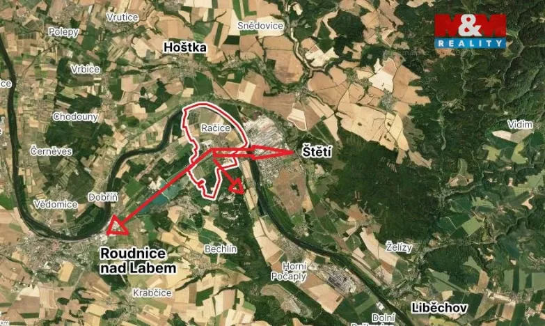 Prodej pozemku pro bydlení, Račice, 982 m2