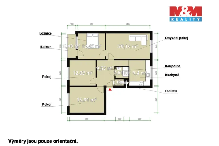 Prodej bytu 4+1, Plzeň - Severní Předměstí, Strážnická, 83 m2