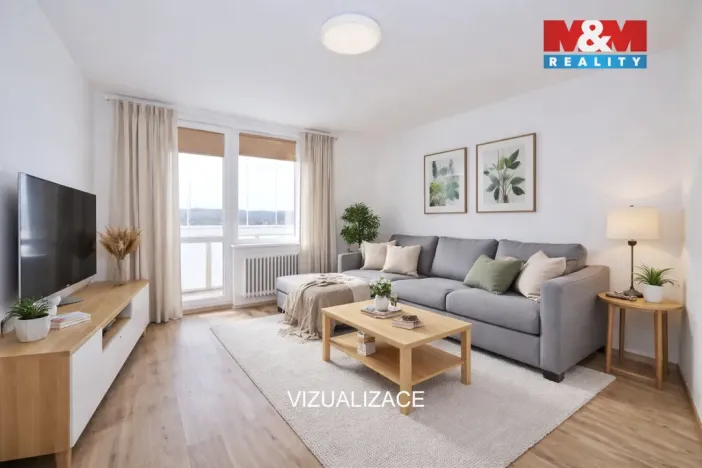 Pronájem bytu 1+1, Křižanov, U Školy, 37 m2