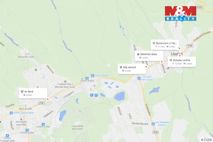 Prodej rodinného domu, Lom - Loučná, Tyršova stezka, 80 m2