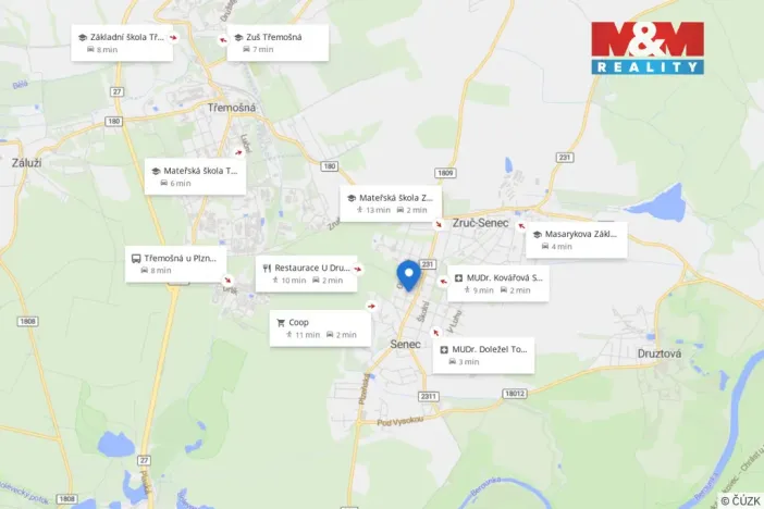 Prodej rodinného domu, Zruč-Senec - Zruč, Sluneční, 220 m2