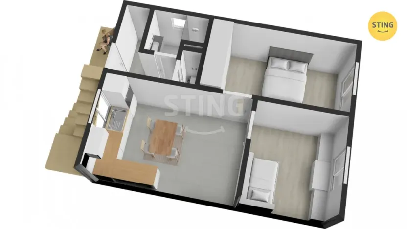 Prodej bytu 3+kk, Bolatice, Hlavní, 60 m2