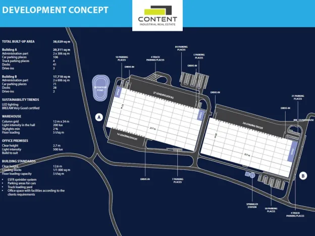 Pronájem skladu, Podbořany - Hlubany, 7000 m2