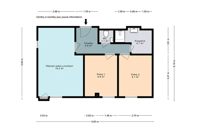 Prodej bytu 3+kk, Pec pod Sněžkou, 57 m2