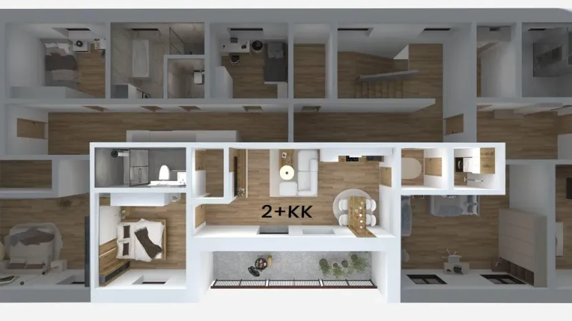 Prodej bytu 2+kk, Litvínov - Chudeřín, Horská, 54 m2