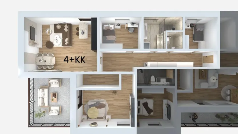 Prodej bytu 4+kk, Litvínov - Chudeřín, Horská, 117 m2