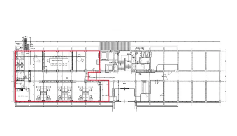 Pronájem kanceláře, Pardubice, Masarykovo náměstí, 260 m2